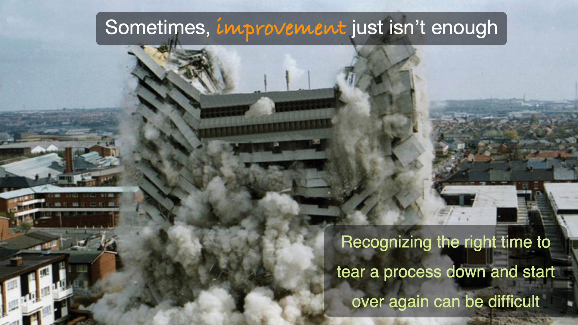 Sometimes, starting over is the right solution
