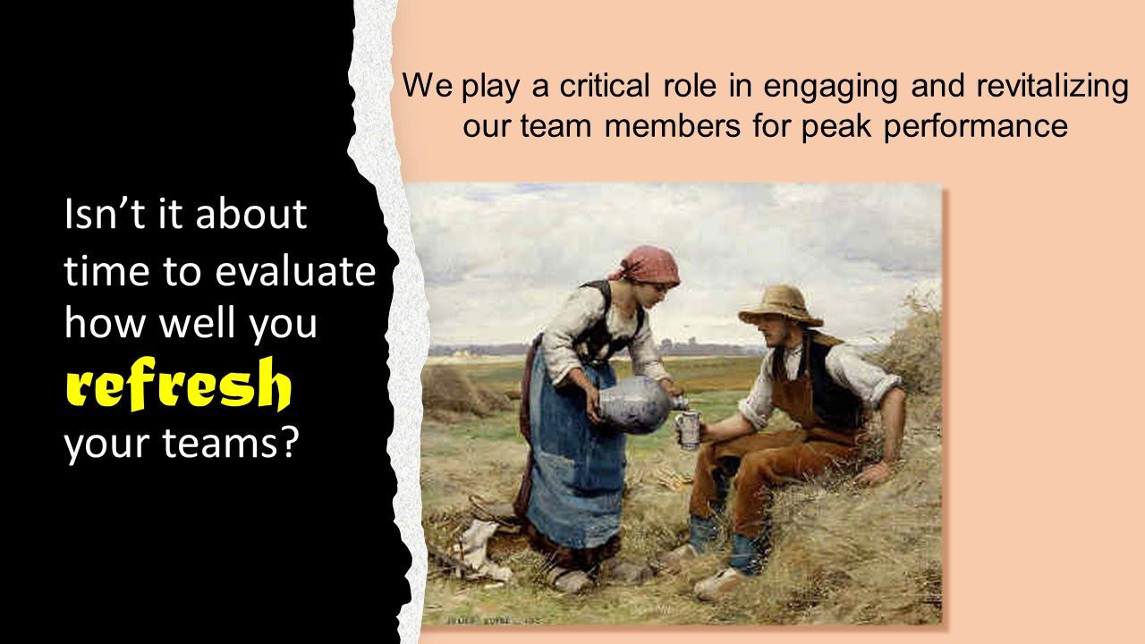 Refreshing your team pays dividends